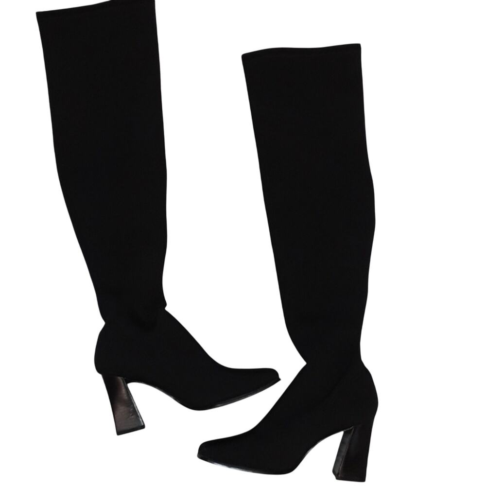 Boots Sz 6.5M Colin Stuart Black Over The Knee Boots - Picture 2 of 5